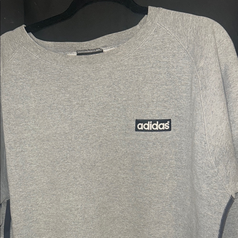 Adidas Heather Gray Sweatshirt